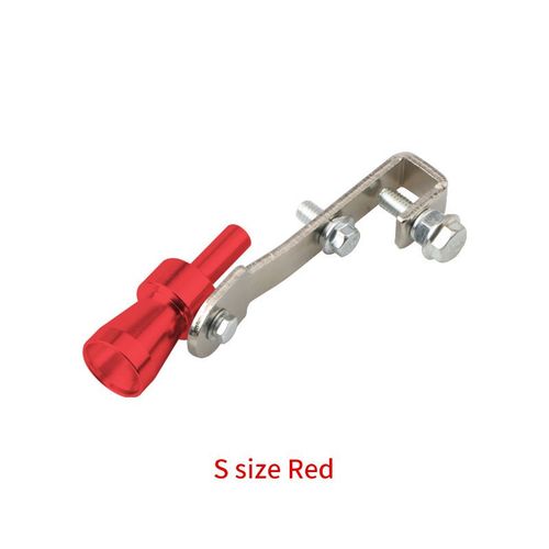 Sifflet D'échappement Turbo Universel Pour Moto,Simulateur De Son D'échappement Modifié,Tuyau D'échappement,Pièces De Générateur De Son,5 Couleurs,S,M,L,Xl - Type S Red