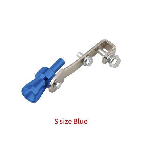 Sifflet D'échappement Turbo Universel Pour Moto,Simulateur De Son D'échappement Modifié,Tuyau D'échappement,Pièces De Générateur De Son,5 Couleurs,S,M,L,Xl - Type S Blue