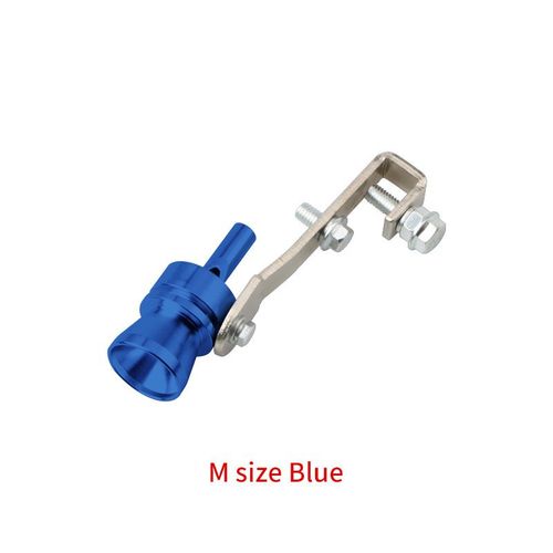 Sifflet D'échappement Turbo Universel Pour Moto,Simulateur De Son D'échappement Modifié,Tuyau D'échappement,Pièces De Générateur De Son,5 Couleurs,S,M,L,Xl - Type M Blue