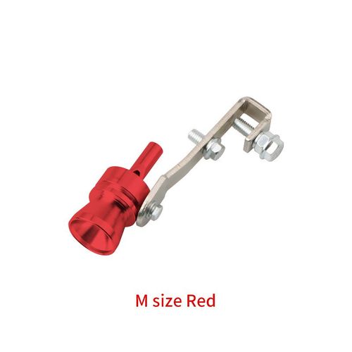Sifflet D'échappement Turbo Universel Pour Moto,Simulateur De Son D'échappement Modifié,Tuyau D'échappement,Pièces De Générateur De Son,5 Couleurs,S,M,L,Xl - Type M Red