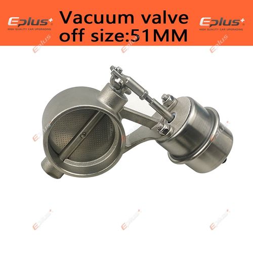 Eplus-Système De Tuyau D'accès De Voiture,Amortisseurs De Assujet,Ensembles De Contrôle,Dispositif De Contrôleur De Vide,Commutateur De Télécommande,Universel,51mm,63mm,76mm - Type Valve 51mm #B