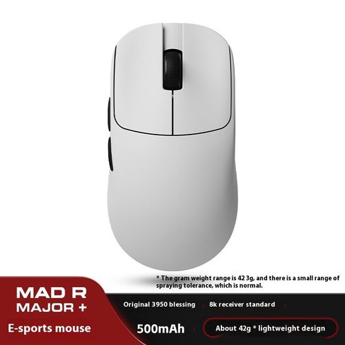 VGN-Souris sans fil VRecruitment MAD R MAJOR,Capteur PAW3950,8K,FPS,Faible latence,Poids léger 36g,Accessoires de jeu s - Type MAD R MAJOR 500mAh8K #A