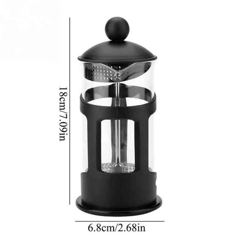 Cafetière à Pression Française,Grand Thermos en Verre,Parfait pour les Téléphones,Saveur Maximale,Infuseur de Café,350/600/800ml - Type 350ml