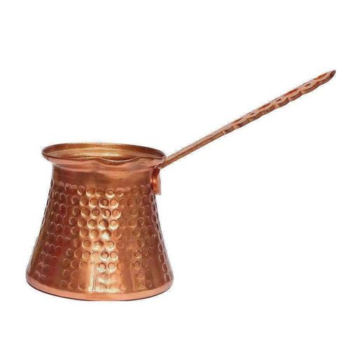 Pots à café en cuivre turc,brassage du chocolat au lait,marmite Moka pour la cuisine à domicile,cafetière expresso,vaisselle à thé,350ml - Type Copper Plating