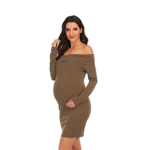 Robe Longue Média Pour Femme Enceinte,Tenue De Grossesse Sexy,Grande Taille,Nouvelle