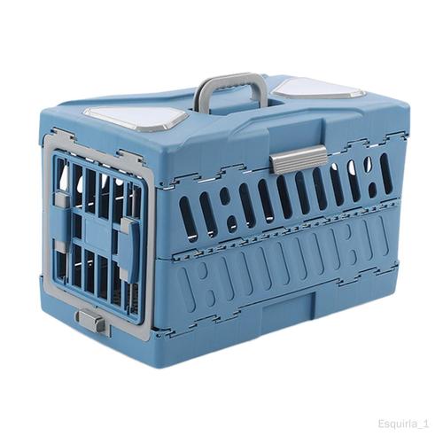 Cage Pour Chiot Pliable Pour Animal De Compagnie Cage De Voyage Pour Chat À Parois Rigides Respirante Et Réutilisable Cage Pour Chien Portable Pour Bleu