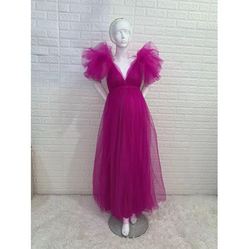 Robe De Grossesse Sexy En Dentelle Pour Femme,Tenue Pour Séance Photo,Col En V,Vêtement De Premama,Collection Été 2023