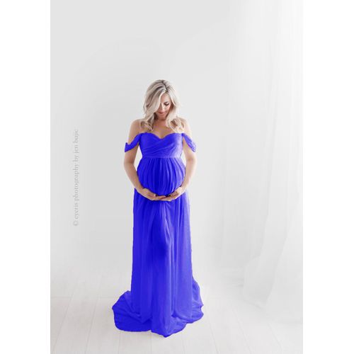 Robe Longue De Grossesse Pour Femme,Tenue D'été Solide,Pour Séance Photo,Accessoires De Photographie