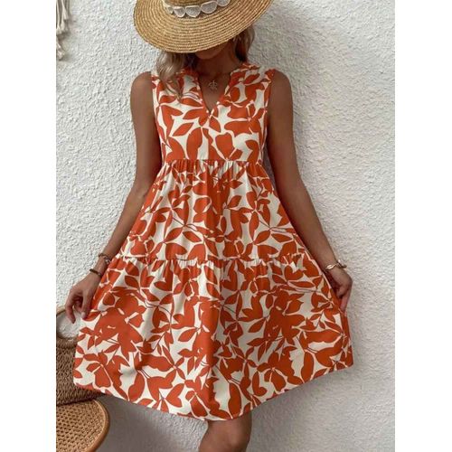 Mini Robe Imprimée Boho Pour Femme,Robe D'été Élégante,Col En Fibre V,Volants,Ligne A,Précieuse,Décontractée,Surdimensionnée,Plage,Fête,Été