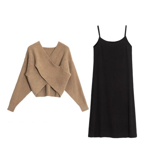 Robe Pull En Tricot À Manches Longues Pour Femmes Enceintes,Col En V,Vêtements De Maternité,Décontracté,Mode Éducative,Automne