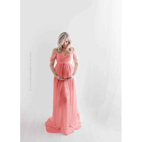 Robe Longue De Grossesse Pour Femme,Tenue De Séance Photo D'été