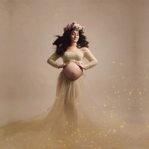 Robe De Séance Photo Alteroshoot Sexy Pour Femme Enceinte,Ensemble De Photographie De Grossesse,Jupe En Dentelle Y-Tulle,Robe Maxi Pour Ixpréchristophe