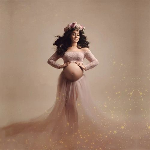 Robe De Séance Photo Alteroshoot Sexy Pour Femme Enceinte,Ensemble De Photographie De Grossesse,Jupe En Dentelle Y-Tulle,Robe Maxi Pour Ixpréchristophe