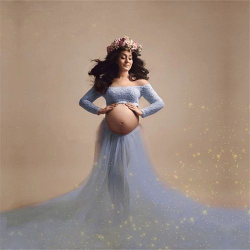 Robe De Séance Photo Alteroshoot Sexy Pour Femme Enceinte,Ensemble De Photographie De Grossesse,Jupe En Dentelle Y-Tulle,Robe Maxi Pour Ixpréchristophe