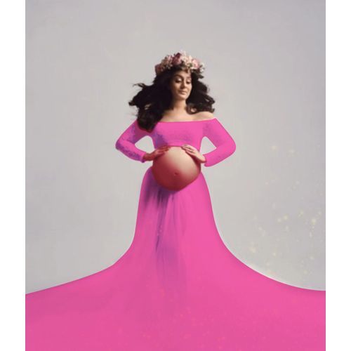 Robe De Séance Photo Alteroshoot Sexy Pour Femme Enceinte,Ensemble De Photographie De Grossesse,Jupe En Dentelle Y-Tulle,Robe Maxi Pour Ixpréchristophe