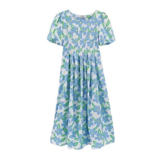 Petite Robe D'été Fraîche Pour Mère,Tenue Coréenne Avec Impression De Beurre,Nouvelle