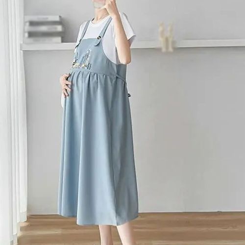 Robe D'été Pour Femme Enceinte,Vêtement D'extérieur,Nouvelle