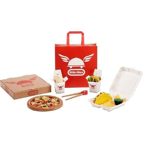 Little Tikes - Set De Livraison Nourriture - Pizza. Asiatique Et Tacos