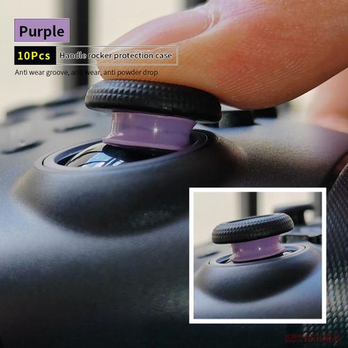 Étui De Protection À Bascule Pour Manette De Jeu Xbox,Rog Ally,Steamdeck,Ps5,Switch,Joystick,Manette,Anneau En Silicone,Déterminer - Type Purple-10pcs
