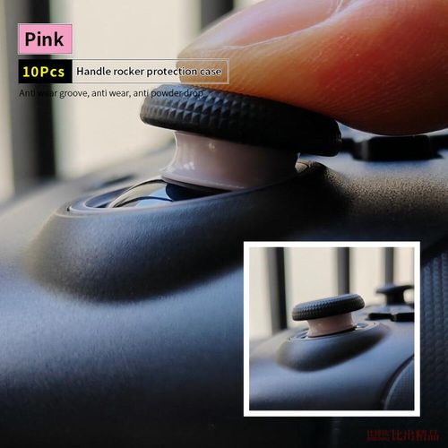 Étui De Protection À Bascule Pour Manette De Jeu Xbox,Rog Ally,Steamdeck,Ps5,Switch,Joystick,Manette,Anneau En Silicone,Déterminer - Type Pink-10pcs