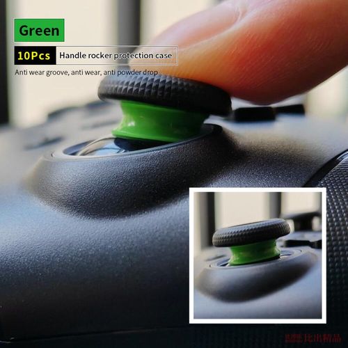Étui De Protection À Bascule Pour Manette De Jeu Xbox,Rog Ally,Steamdeck,Ps5,Switch,Joystick,Manette,Anneau En Silicone,Déterminer - Type Green-10pcs