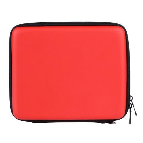 Oligstorage Zip Case,Support De Protection,Compatible Avec Nintendo 2ds Console,Doublure Souple À L'intérieur,Sécurisé,Rembourré,Zipper Protector - Type Red