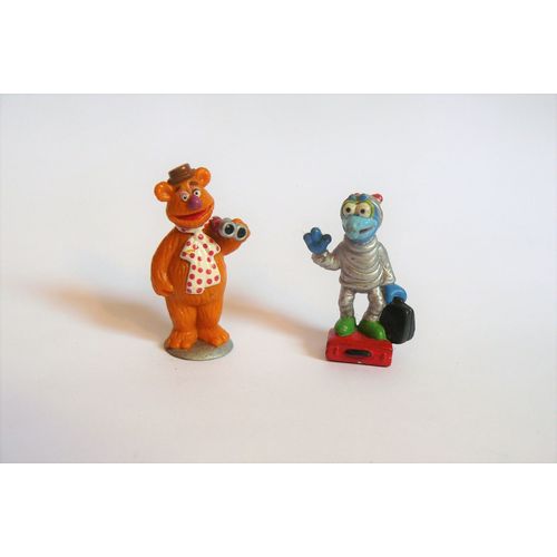 Lot De 2 Figurines The Muppet Show - Jim Henson - 1999 (Fozzi, Gonzo)