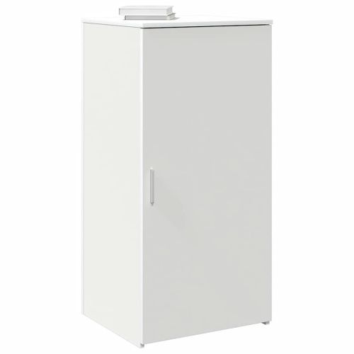 Vidaxl Armoire De Rangement Blanc 50x45x103,5 Cm Bois D'ingénierie