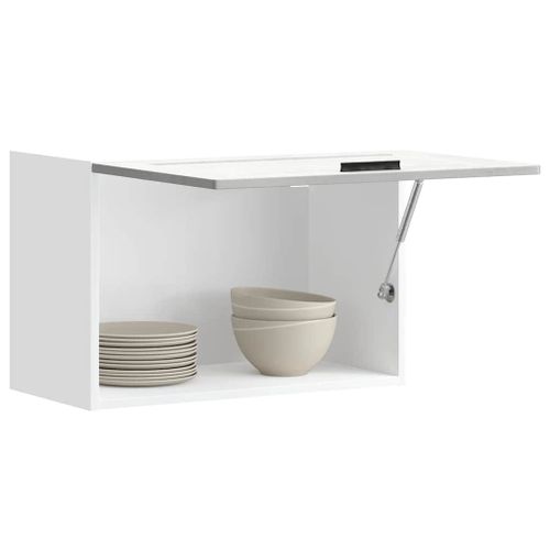 Vidaxl Armoire Murale De Cuisine Porto Gris Béton Bois D'ingénierie