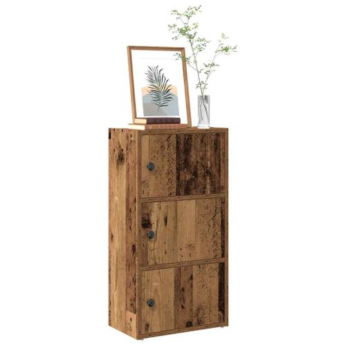 Vidaxl Bibliothèque Vieux Bois 40x24x77 Cm Bois D'ingénierie