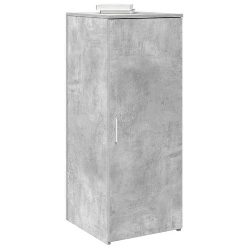 Vidaxl Armoire De Rangement Gris Béton 40x45x103,5cm Bois D'ingénierie