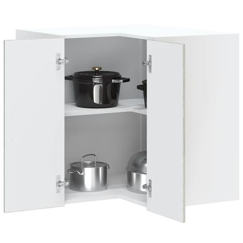 Vidaxl Armoire D'angle Murale De Cuisine Lucca Sonoma Gris