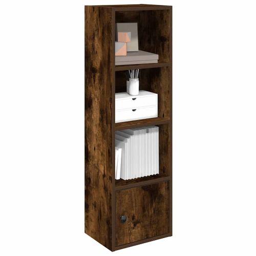 Vidaxl Bibliothèque Chêne Fumé 31x24x102 Cm Bois D'ingénierie