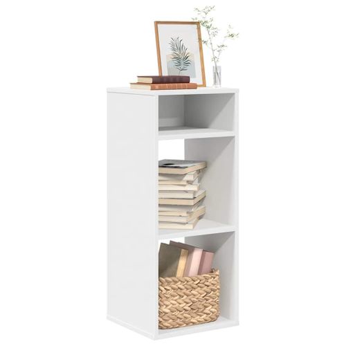 Vidaxl Bibliothèque Blanc 34x31x80 Cm Bois D'ingénierie