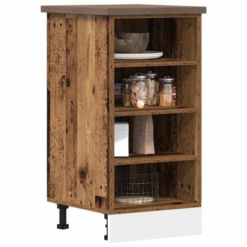 Vidaxl Armoire De Plancher Vieux Bois 40x44,5x81,5cm Bois D'ingénierie