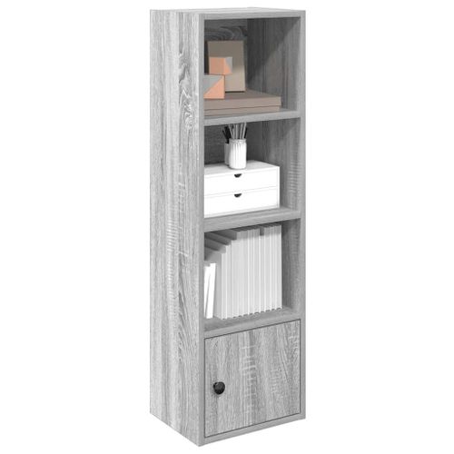 Vidaxl Bibliothèque Sonoma Gris 31x24x102 Cm Bois D'ingénierie