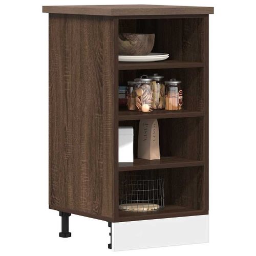 Vidaxl Armoire De Plancher Chêne Marron 40x44,5x81,5 Cm
