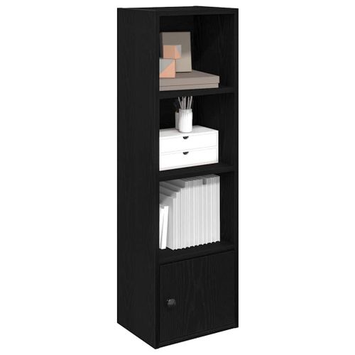 Vidaxl Bibliothèque Chêne Noir 31x24x102 Cm Bois D'ingénierie