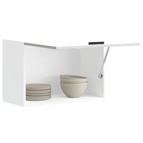 Vidaxl Armoire Murale De Cuisine Porto Blanc Bois D'ingénierie