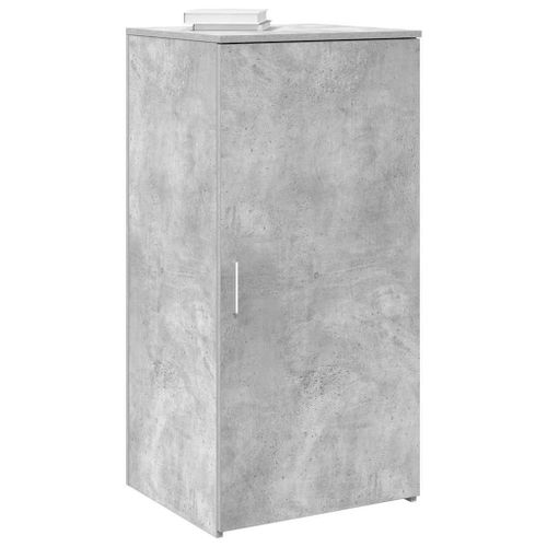 Vidaxl Armoire De Rangement Gris Béton 50x45x103,5cm Bois D'ingénierie