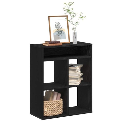 Vidaxl Bibliothèque Noir 66x31x80 Cm Bois D'ingénierie