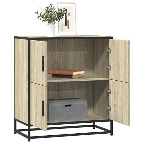 Vidaxl Buffet Chêne Sonoma 68x35x76 Cm Bois D'ingénierie