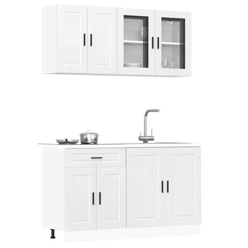 Vidaxl Ensemble D'armoires De Cuisine 4 Pcs Kalmar Bois D'ingénierie