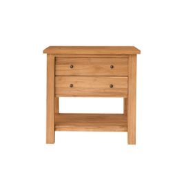 Meuble Sous Vasque En Teck Recyclé Massif 82 Cm