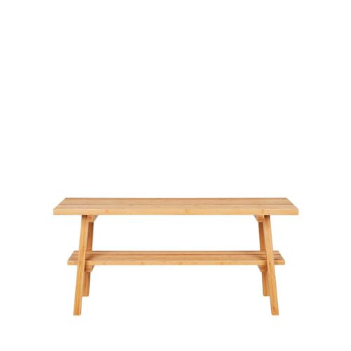 Banc En Bambou L70cm - Bois Clair