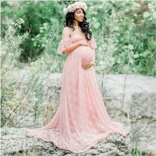 Alterphotography-Robe Longue En Dentelle Pour Femme Enceinte,Tenue De Grossesse Maxi Pour Séance Photo,Vêtements De Mère,Grande Taille,Accessoires D'été
