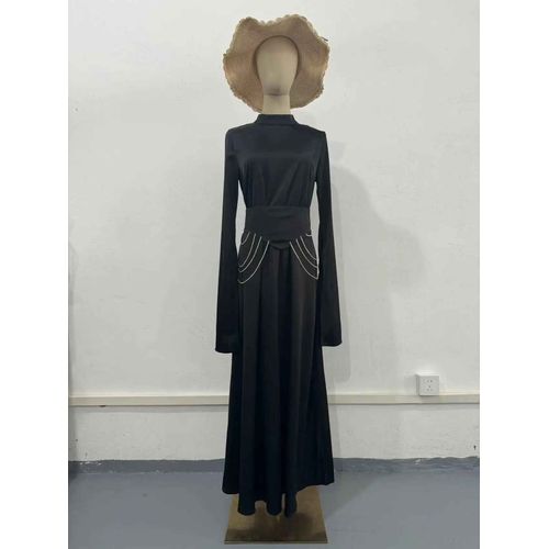 Robe De Soirée En Satin À Manches Sulfpour Femme,Tenue De Bal,Champagne,Vintage,Style Court,Mulisme Arabe Modeste,Quelle Que Soit La Tenue Formelle,Printemps 2024