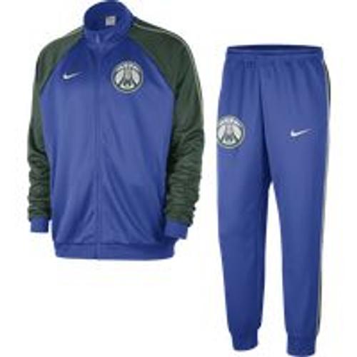 Survêtement Nike Nba Milwaukee Bucks Club Courtside City Edition Pour Homme - Bleu