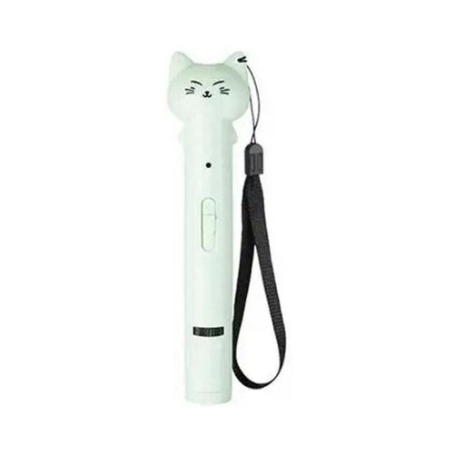 Vert 1 Pc Drôle Pet Chat Stylo Laser Multifonction Usb Multi-Motif Projection 3-En-1 Laser Jouet Plume Bâton Animal Jouets