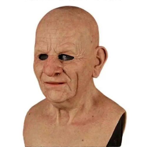 Halloween Cosplay Chauve Vieil Homme Adultes Masque De Fête Prop Couvre-Chef-Hhny Tw
